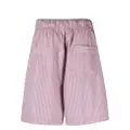 Birkenstock stripe-pattern organic cotton shorts - Pink