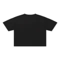 Emporio Armani Kids logo-embroidered cotton T-shirt - Black