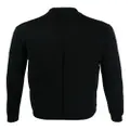Low Brand fine-knit merino wool polo shirt - Black