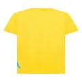 Moncler Enfant logo-print cotton T-shirt - Yellow