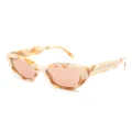 Prada Eyewear butterfly-frame tinted sunglasses - Neutrals