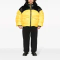 Canada Goose colour-block hooded puffer jacket - Yellow