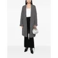 b+ab shawl-collar knitted cardi-coat - Grey