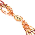 ISABEL MARANT Malebo beaded bracelet - Orange