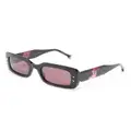 Carolina Herrera square-frame tinted sunglasses - Black