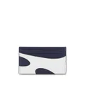 Ferragamo cut-out leather cardholder - White