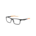 Nike 7057 rectangle-frame glasses - Black