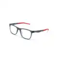 Nike 7056 rectangle-frame glasses - Grey