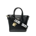 DKNY logo-plaque tote bag - Black