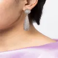 Kenneth Jay Lane crystal-embellished drop earrings - Silver