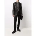 Philipp Plein Casanova leather blazer - Black