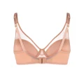 Agent Provocateur Lucky semi-sheer underwire bra - Brown