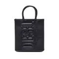 Diesel DSL 3D Mini X logo-embossed tote bag - Black