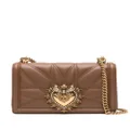 Dolce & Gabbana medium Devotion leather shoulder bag - Brown