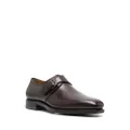 Ferragamo Farley square-toe leather loafers - Red