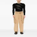 Dion Lee belted straight-leg trousers - Brown