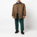 Mackintosh Cambridge button-up cotton raincoat - Brown