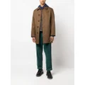 Mackintosh Cambridge button-up cotton raincoat - Brown
