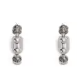 Marc Jacobs The Monogram ball-chain hoop earrings - Silver