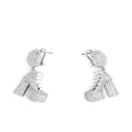 Marc Jacobs The Pavé Kiki boot earrings - Silver