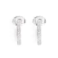 Marc Jacobs The J Marc crystal-embellished earrings - White