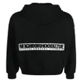 izzue x Neighborhood jersey hoodie - Black
