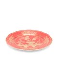 GINORI 1735 Rubrum porcelain dessert plate (set of two) - Red