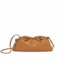 Mansur Gavriel Mini Cloud leather clutch bag - Brown