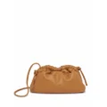 Mansur Gavriel Mini Cloud leather clutch bag - Brown