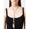 Jil Sander pearl detail necklace - Gold