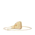 Prada mini Triangle crystal-embellished crossbody bag - Gold