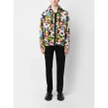 Dsquared2 floral-print hooded jacket - Green