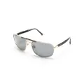 Chopard Eyewear logo-engraved square-frame sunglasses - Black