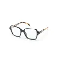 Prada Eyewear tortoiseshell-detailed square-frame glasses - Brown
