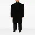Balmain double-breast wool-blend coat - Black