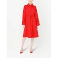Dolce & Gabbana belted A-line trench coat - Red