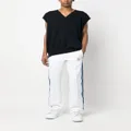 Casablanca embroidered-logo track pants - White