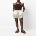 Rick Owens drawstring silk shorts - Neutrals