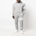 Thom Browne Hector-embroidered track pants - Grey