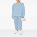 James Perse french-terry track pants - Blue