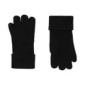 Burberry EKD-embroidered knitted gloves - Black