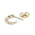 Kenneth Jay Lane crystal-embellished hoop earrings - Silver