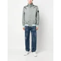 Stone Island Compass-patch long-sleeved bomber jacket - Grey