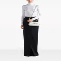 Prada crystal-button wool maxi skirt - Black
