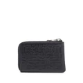Diesel Pc Monogram leather wallet - Grey
