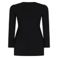 Dsquared2 long-sleeve zipped minidress - Black