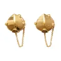 Burberry Shield pendant crystal-embellished earrings - Gold