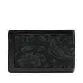 Versace Barocco jacquard wallet - Black