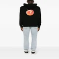 rag & bone Apple drawstring cotton hoodie - Black