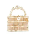 Rosantica Holli Bling crystal-embellished bag - Neutrals
